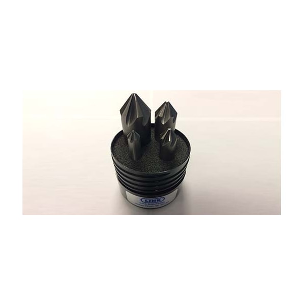 Link 82 Degree 6Fl Cobalt Countersink 4 Pc Set 3/8, 1/2, 3/4